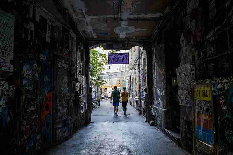 Callejon Dead Chicken Alley en Berlín