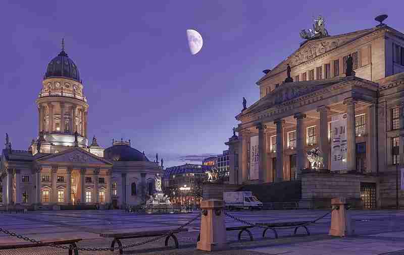 Gendarmenmarkt foto nocturna