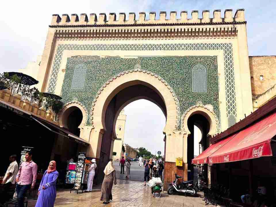 Puerta de Bab Boujeloud de Fez