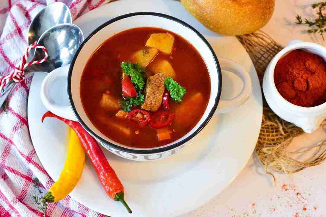 Goulash, el estofado de carne más tipico de budapest
