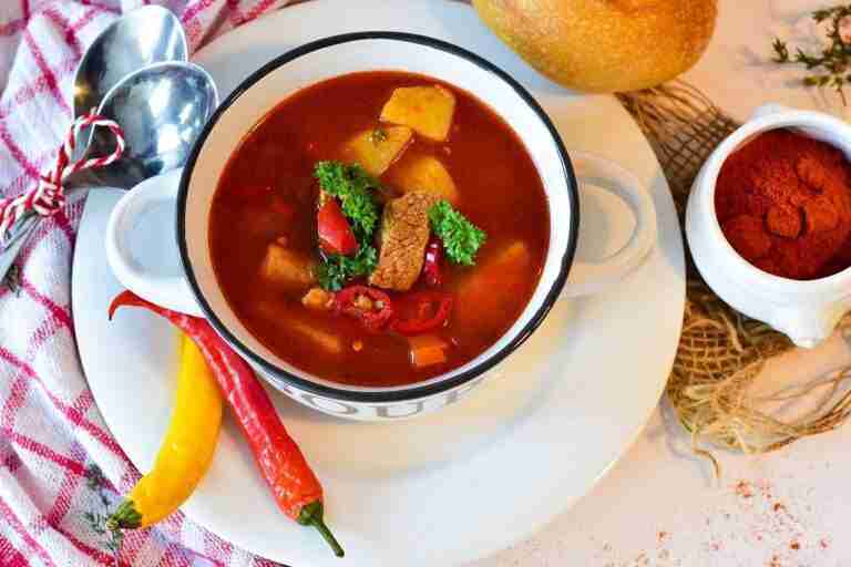 Goulash, el estofado de carne más tipico de budapest