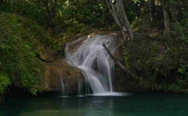 Una cascada de aguaParque Natural Topes de Collantes