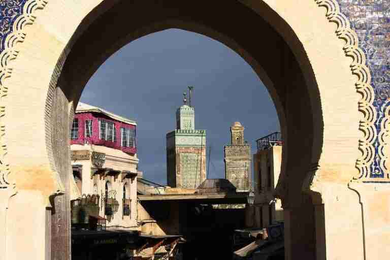 Vista de Fez desde la PUerta Azul