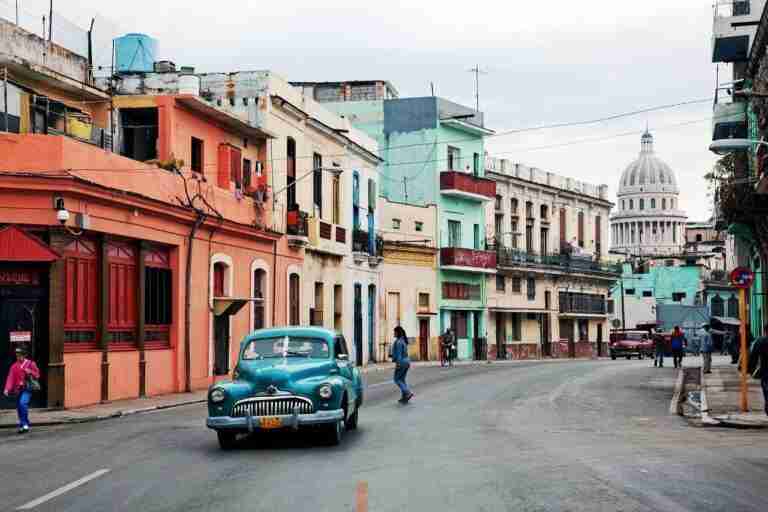 Imagen de calles de La Habana