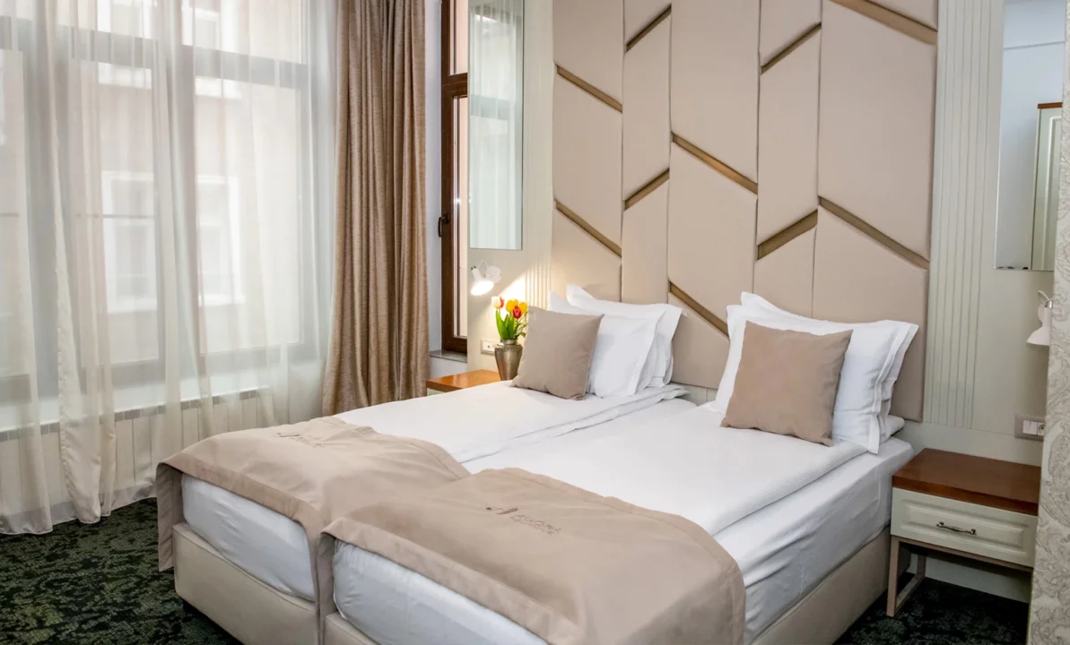 Habitación del hotel Agora de Sofia