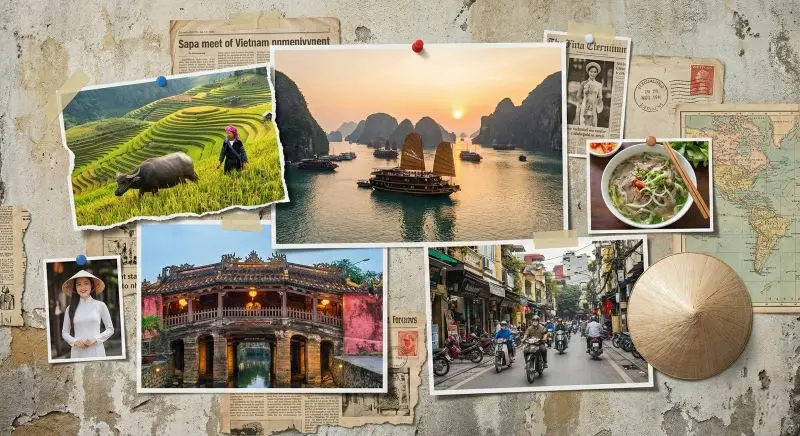 Contrastes de Vietnam: montañas del norte y farolillos de Hoi An
