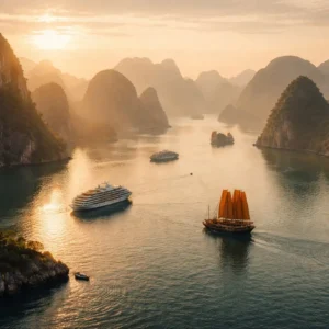 Ruta por Vietnam en 15 días navegando por la bahía de Ha Long