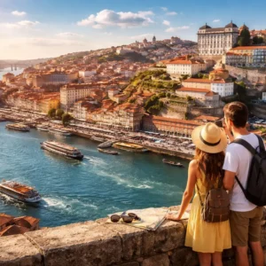 Vista panorámica de la Ribeira y el Puente Luis I en Oporto | Guía de 3 días en El Eterno Café