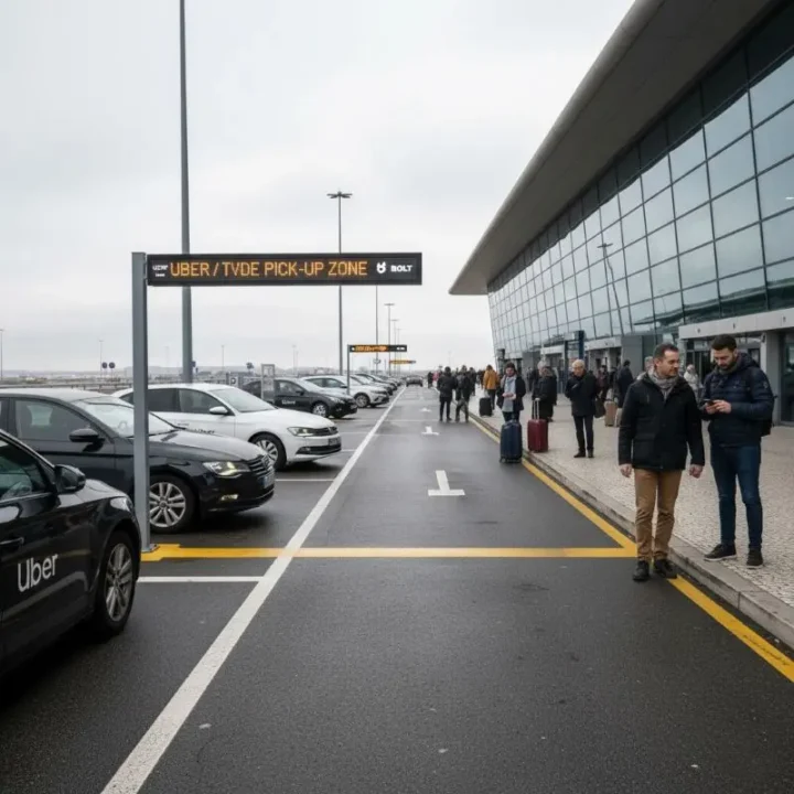 Punto de recogida Uber Aeropuerto Oporto centro