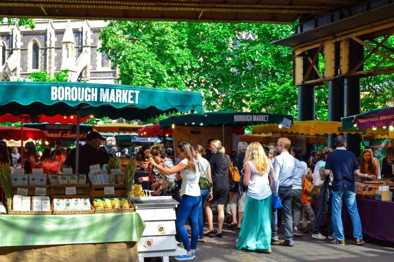 Borough Market Londres mercado comida