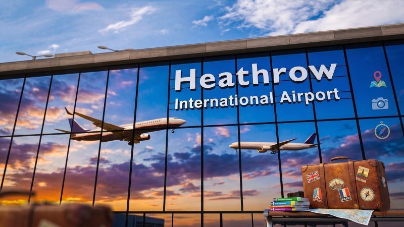 llegada aeropuerto Heathrow metro Londres