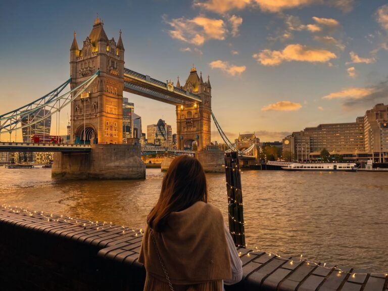viajar a Londres Tower Bridge vista panorámica