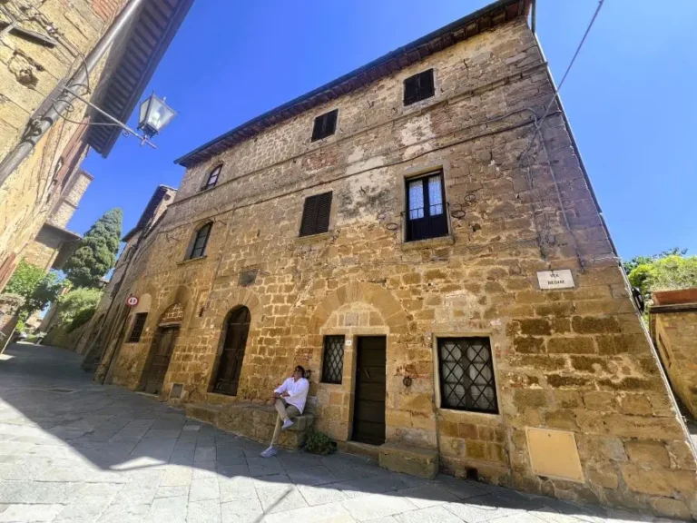 Monticchiello Toscana pueblo medieval