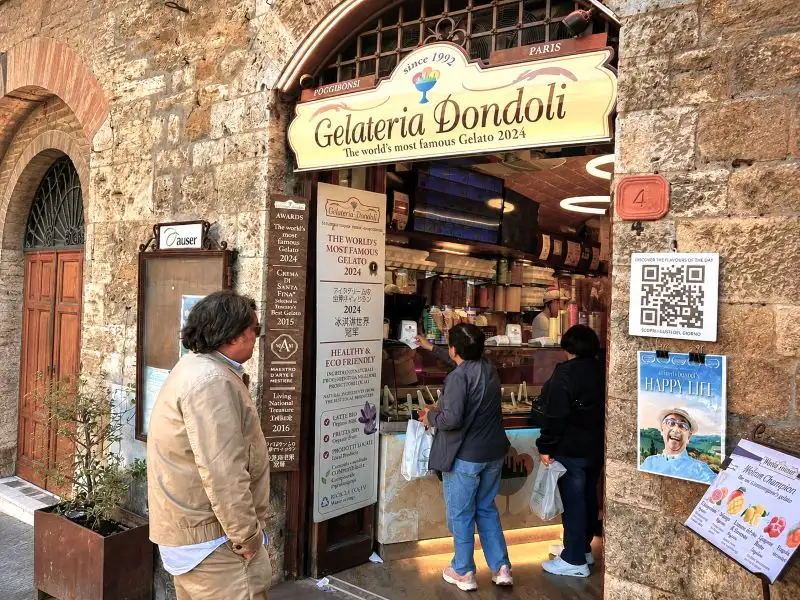 Gelateria Dondoli en San Gimignano