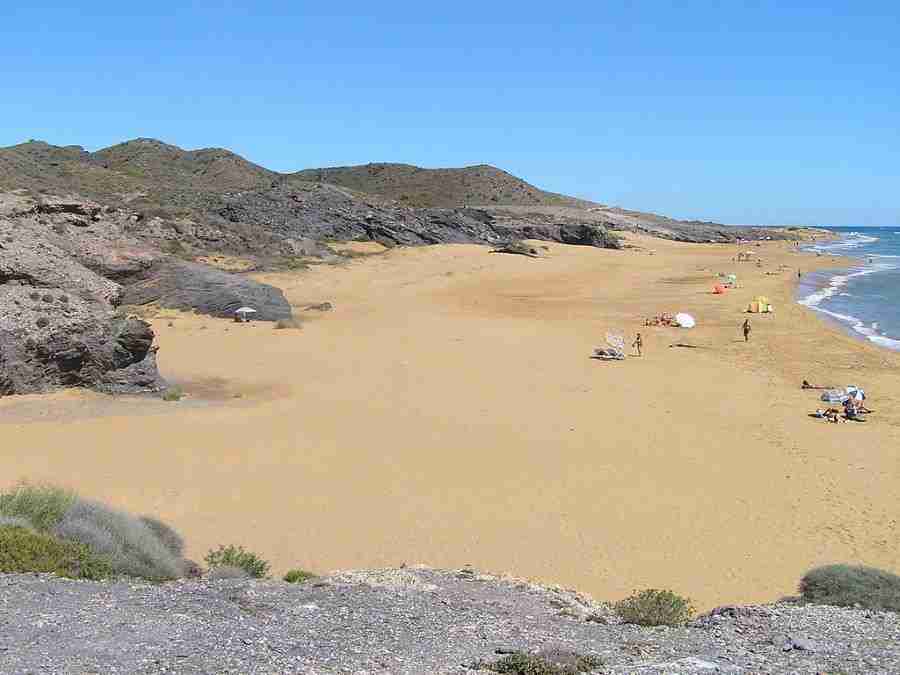 Playa de Calblanques cerca de Murcia