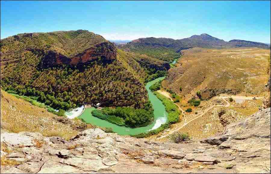 Vista del Cañón de Almadenes en los alrededores de Murcia