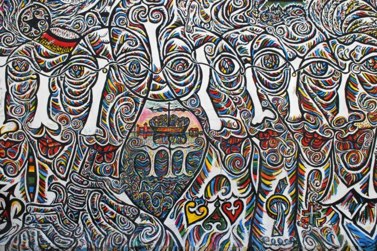 Mural artistico en Berlín