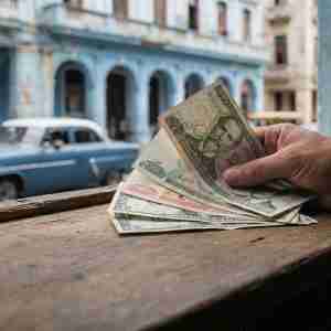 dinero y tarjetas en cuba