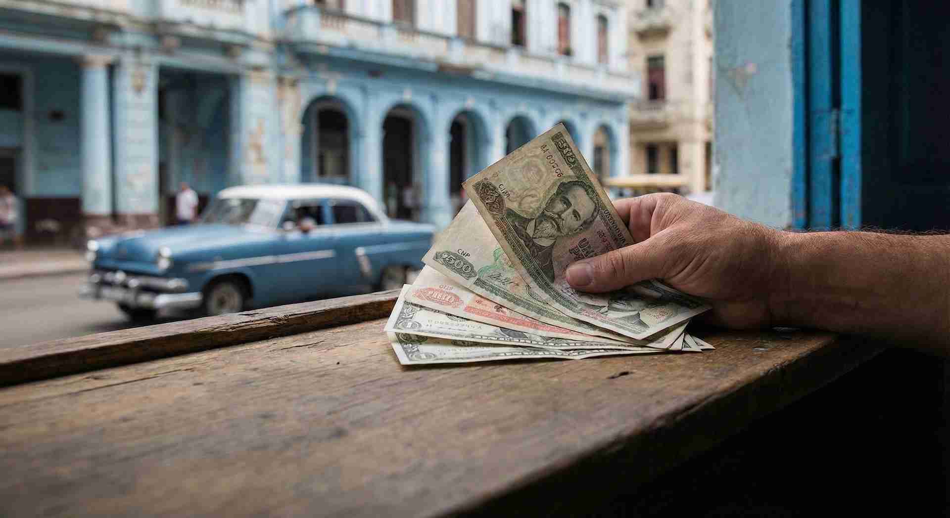 dinero y tarjetas en cuba