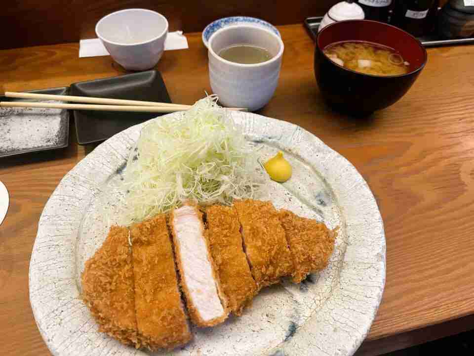 plato de gyukatsu en Akihabara, comida típica japonesa para probar en Tokio