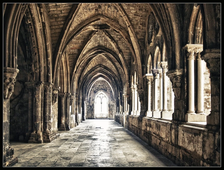 Fachada románica de la Catedral de Lisboa