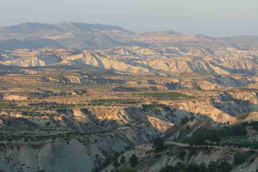 Vista panoramica de Sierra Espuña en los alrededores de Murcia