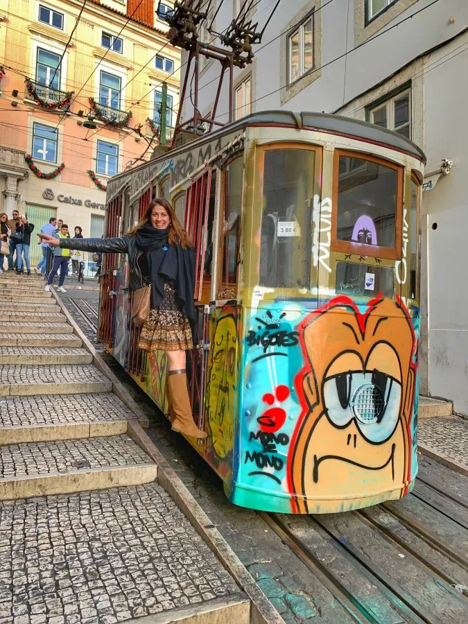 Vanesa en Tranvia