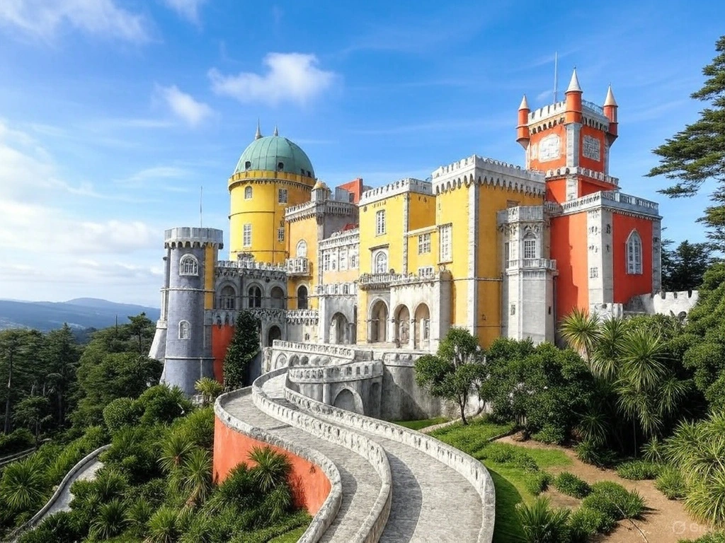 Palacio do Pena en alrededores de Sintra