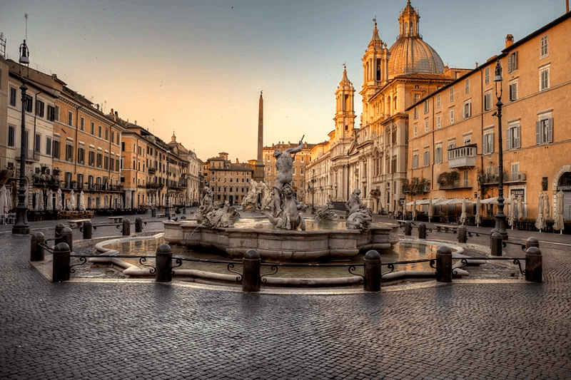 La Piazza Navona es una de las plazas más bonitas que ver en Roma y en el mundo