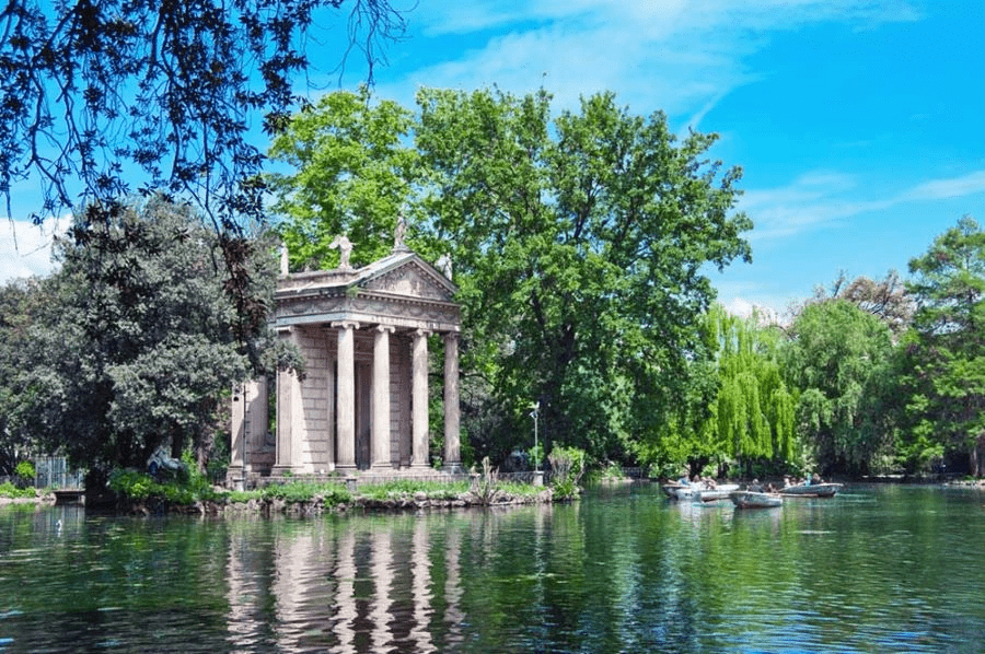 Estanque de Villa Borghese