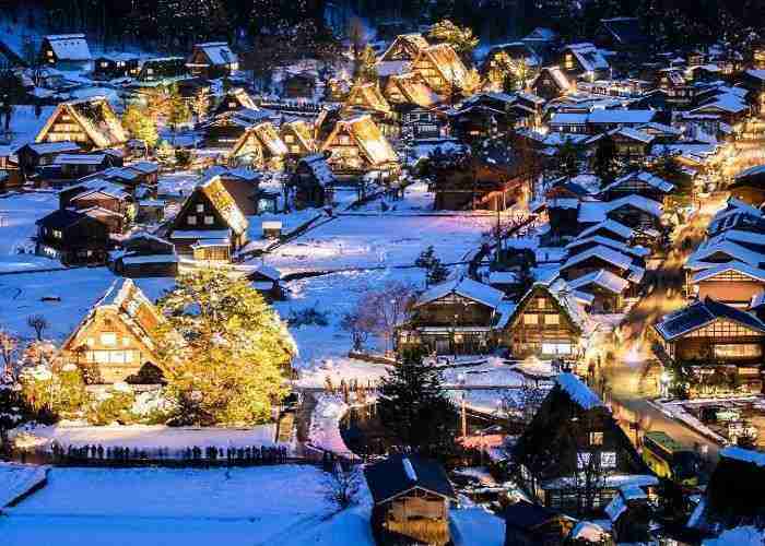 Shirakaga nevado
